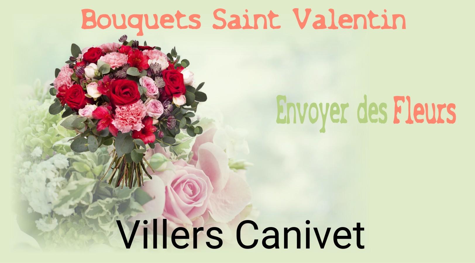 Roses de Saint-Valentin livrées à Villers-Canivet